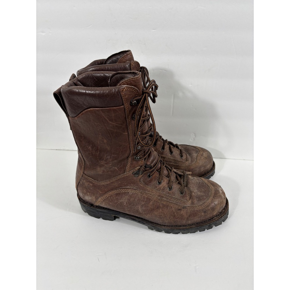 Danner Mens Brown Leather Lace‎ Up Work Boots Size 10.5